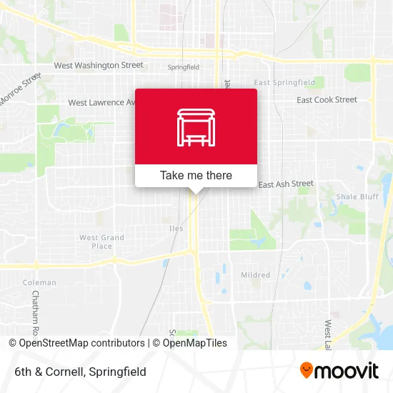 Mapa de 6th & Cornell