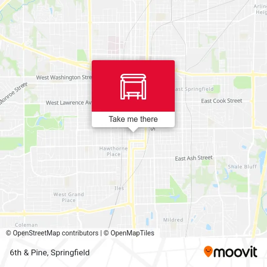 6th & Pine map
