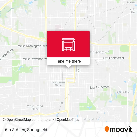 6th & Allen map