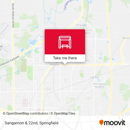 Mapa de Sangamon & 22nd