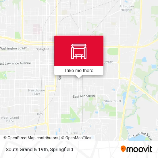 South Grand & 19th map