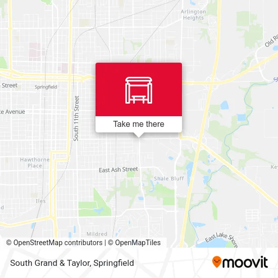 South Grand & Taylor map