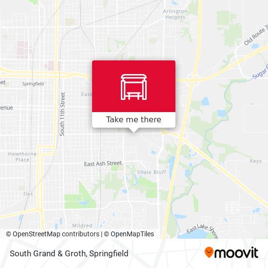 South Grand & Groth map