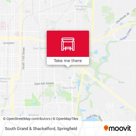 Mapa de South Grand & Shackelford