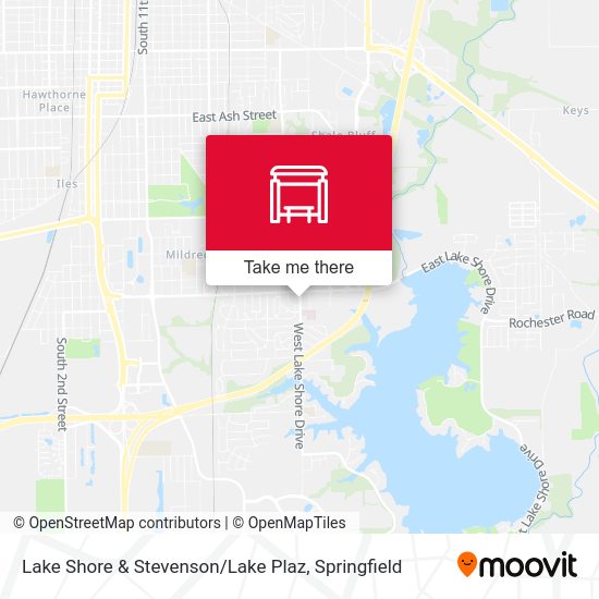 Lake Shore & Stevenson / Lake Plaz map