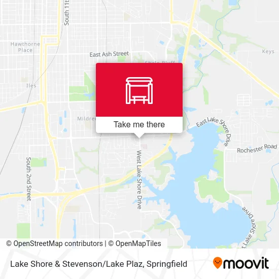 Lake Shore & Stevenson / Lake Plaz map