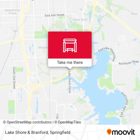 Lake Shore & Branford map