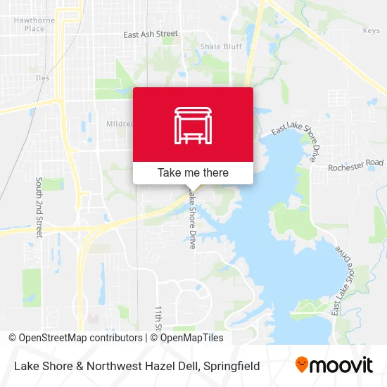 Lake Shore & Northwest Hazel Dell map