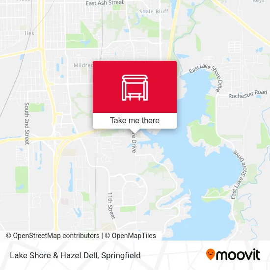 Mapa de Lake Shore & Hazel Dell