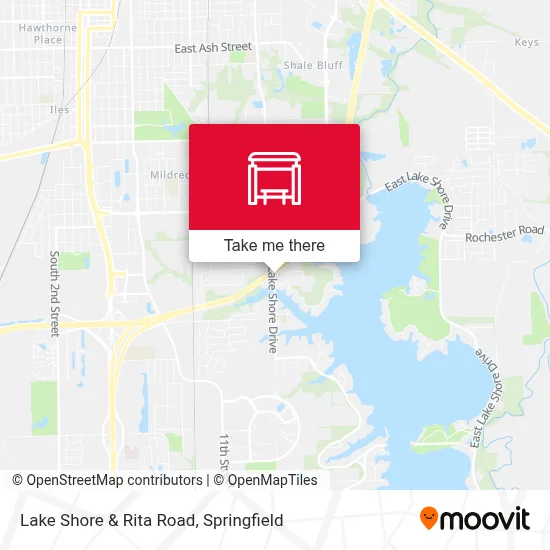 Lake Shore & Rita Road map