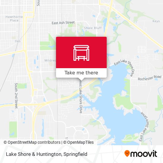 Lake Shore & Huntington map
