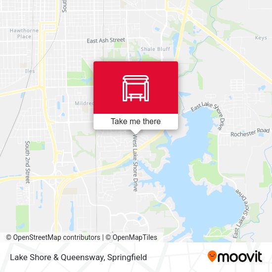 Lake Shore & Queensway map