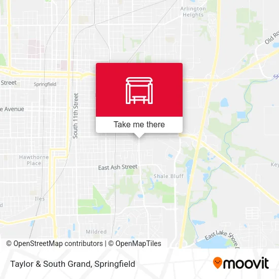 Taylor & South Grand map