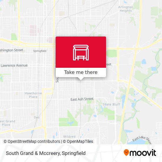 South Grand & Mccreery map