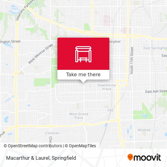 Macarthur & Laurel map