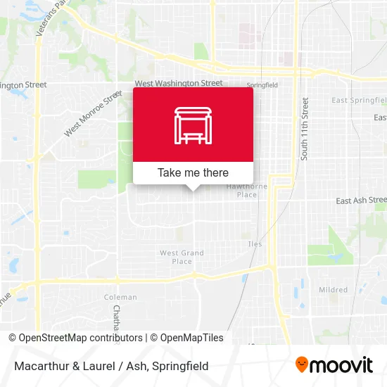 Mapa de Macarthur & Laurel / Ash