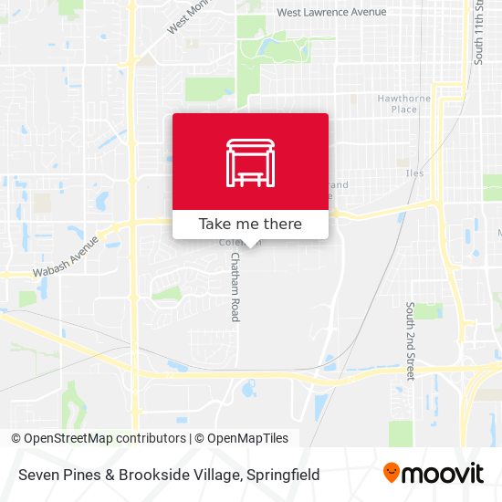 Mapa de Seven Pines & Brookside Village