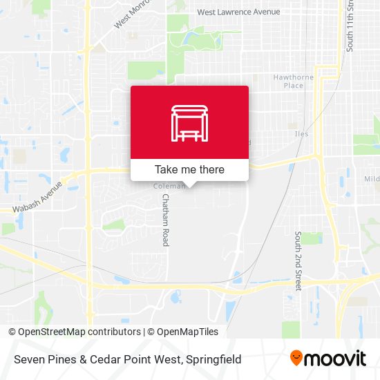 Mapa de Seven Pines & Cedar Point West