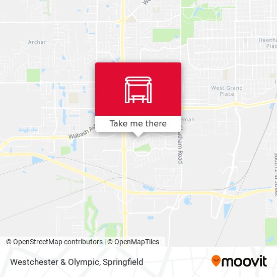 Westchester & Olympic map