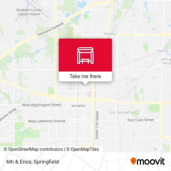 Mapa de 6th & Enos