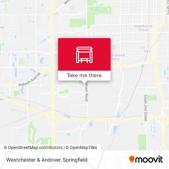 Westchester & Andover map