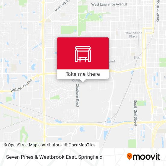 Seven Pines & Westbrook East map