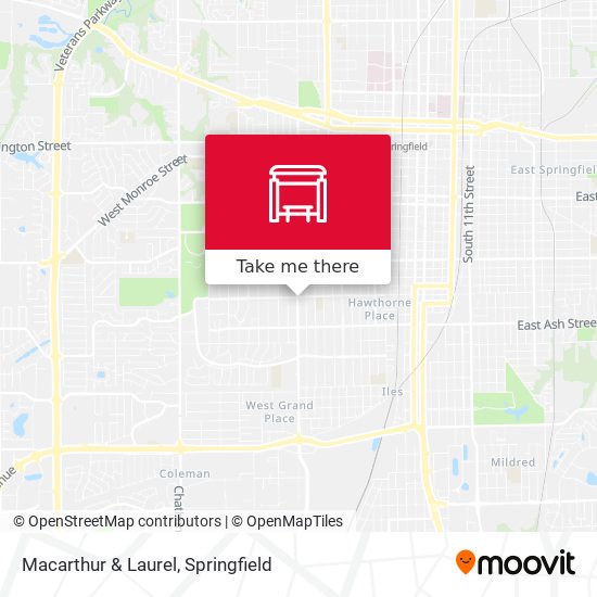 Macarthur & Laurel map