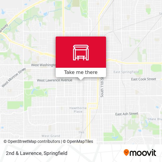 2nd & Lawrence map