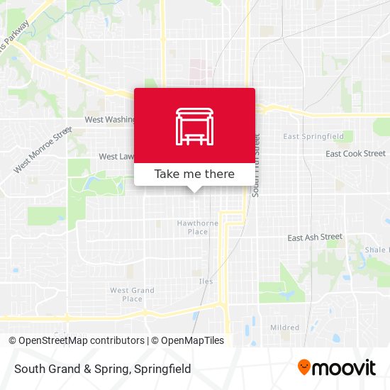 South Grand & Spring map