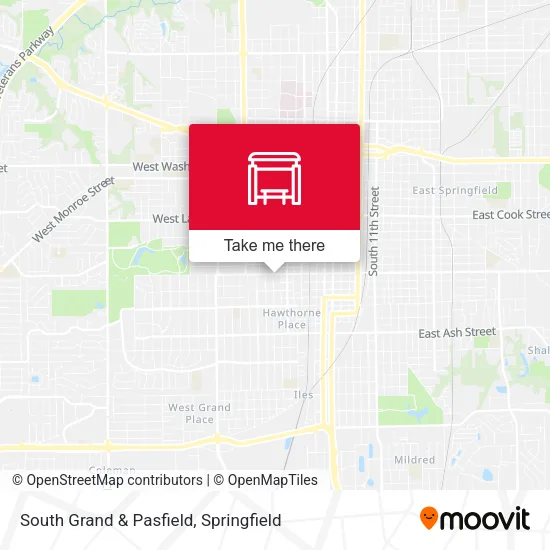 South Grand & Pasfield map