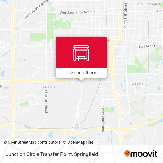 Mapa de Junction Circle Transfer Point