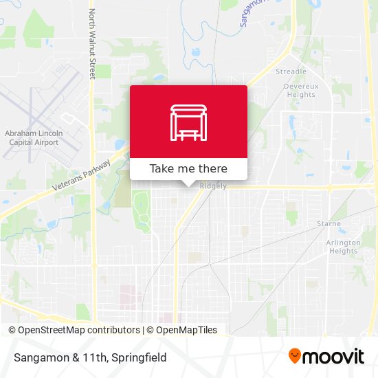 Mapa de Sangamon & 11th