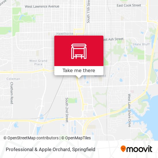 Professional & Apple Orchard map