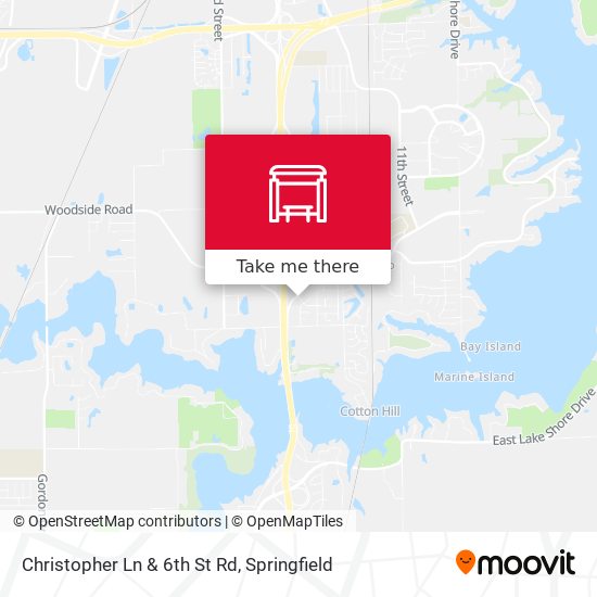 Mapa de Christopher Ln & 6th St Rd