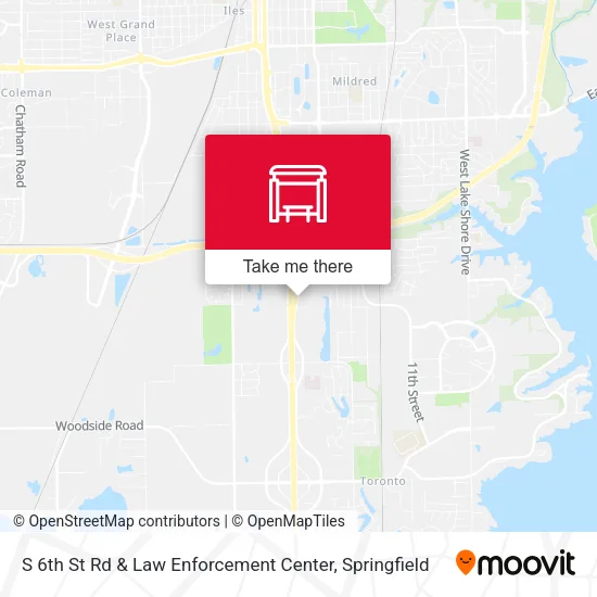 Mapa de S 6th St Rd & Law Enforcement Center