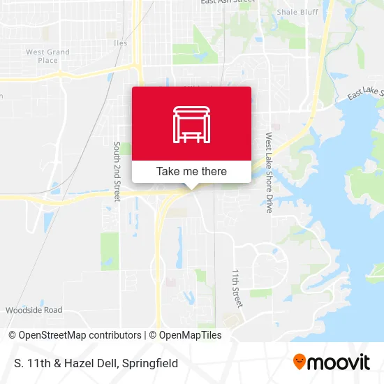 S. 11th & Hazel Dell map