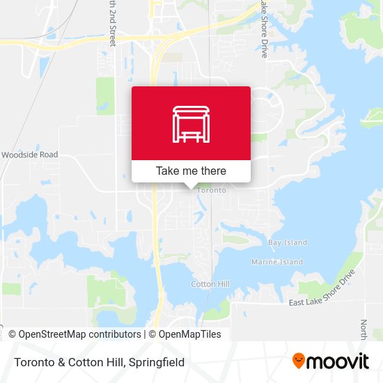 Toronto & Cotton Hill map
