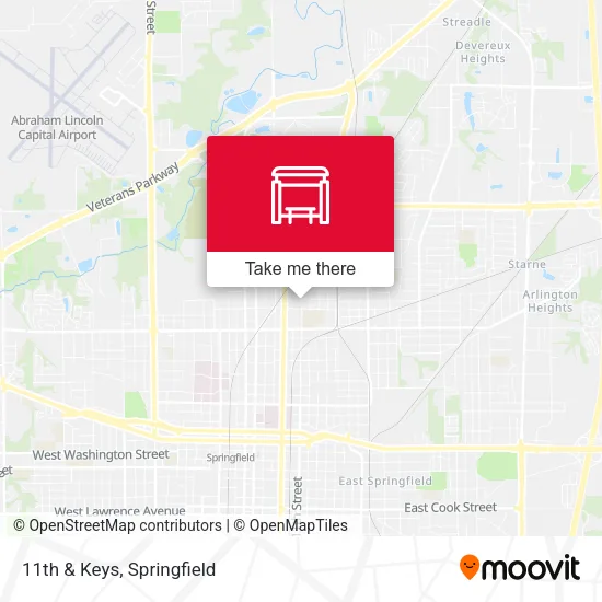 11th & Keys map