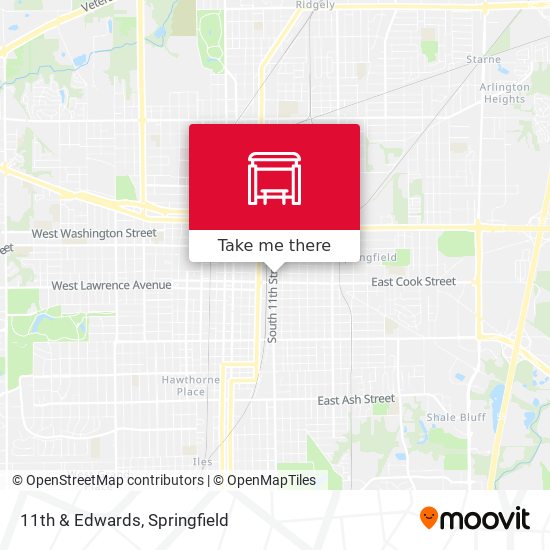 11th & Edwards map