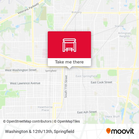 Mapa de Washington & 12th/13th
