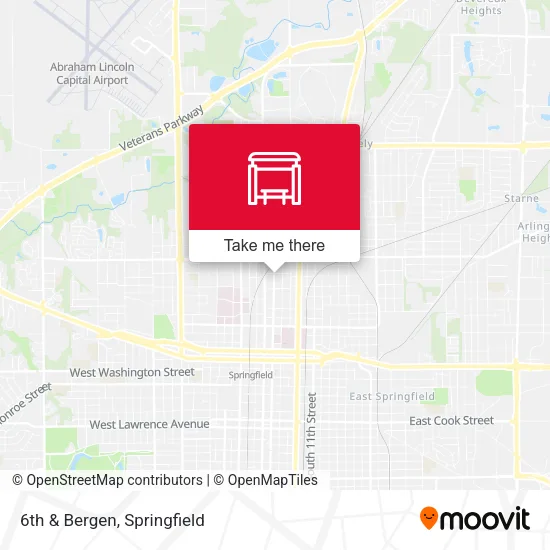 6th & Bergen map
