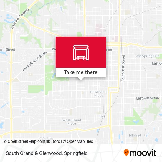 South Grand & Glenwood map