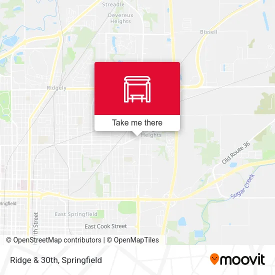 Ridge & 30th map