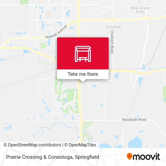 Prairie Crossing & Conestoga map