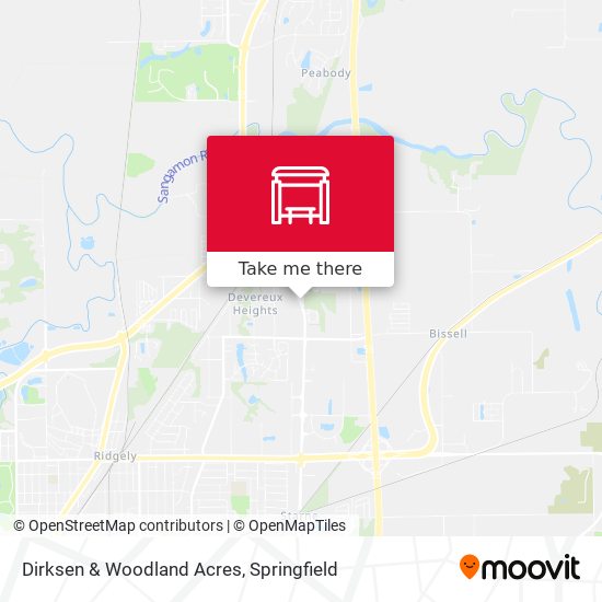 Dirksen & Woodland Acres map