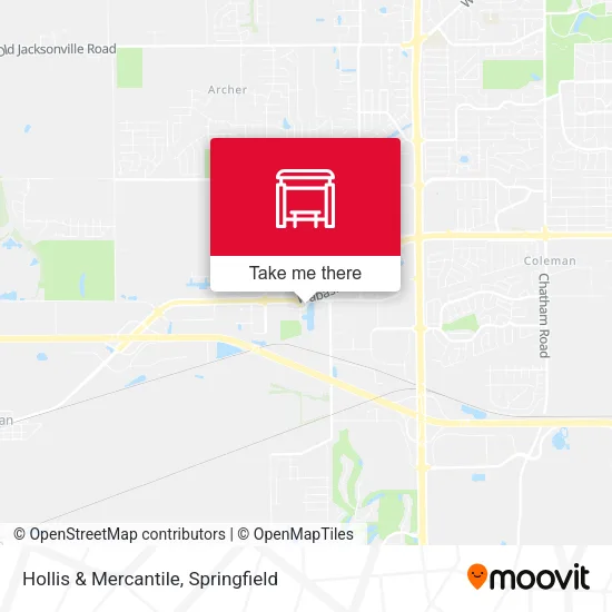 Hollis & Mercantile map
