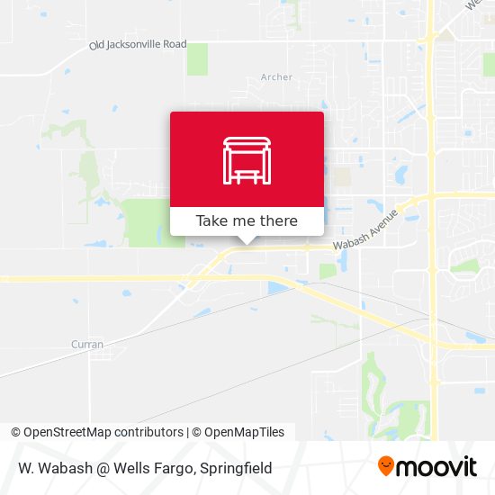 W. Wabash @ Wells Fargo map