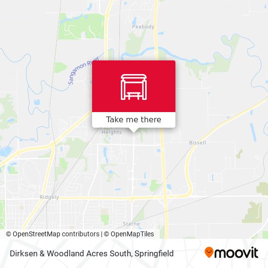 Dirksen & Woodland Acres South map