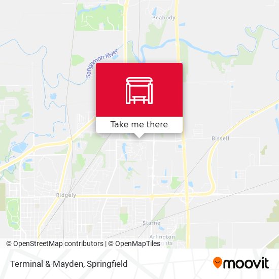 Terminal & Mayden map