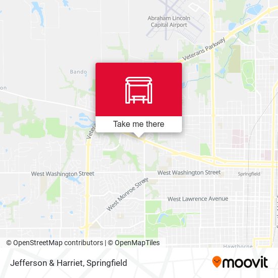 Jefferson & Harriet map